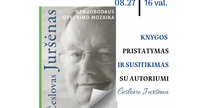 Česlovo Juršėno knygos „Nenuobodaus gyvenimo mozaika” pristatymas Širvintose